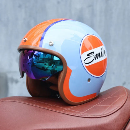 Kalsten | Retro Motorcycle Helmet 3/4 Open Face – Valor