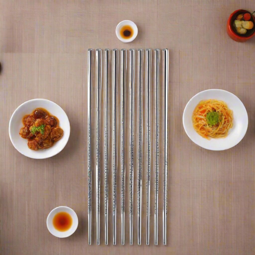 Skanto | Stainless Steel Chopsticks 5 Pair Set