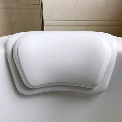 HydroLuxe Non-Slip Bath Pillow with Silicone Foam & PU Cover Skanto