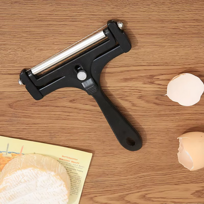 BowLift | Premium Stainless Steel Cheese Slicer with Adjustable Thickness & Extra Wires