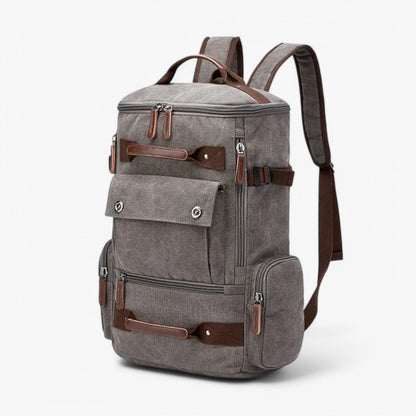 Skanto | Vintage Canvas Backpack – Stylish and Functional with Laptop Pocket for Everyday and Adventure