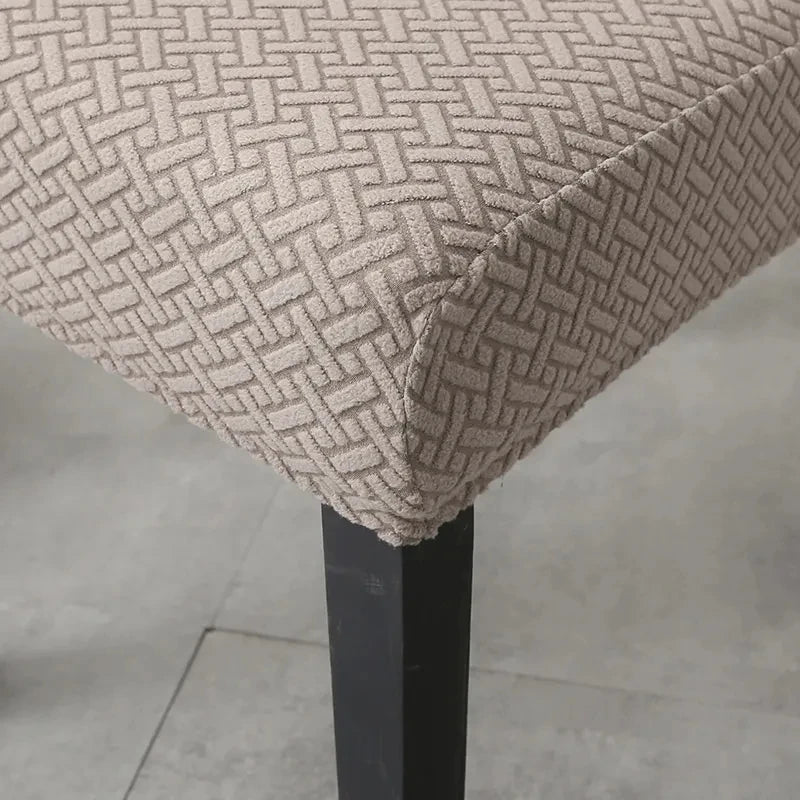 BowLift | Chair Cover Velvona | Elastic & Thick Padded | Jacquard Stretch Cover | Washable & Wrinkle-Free
