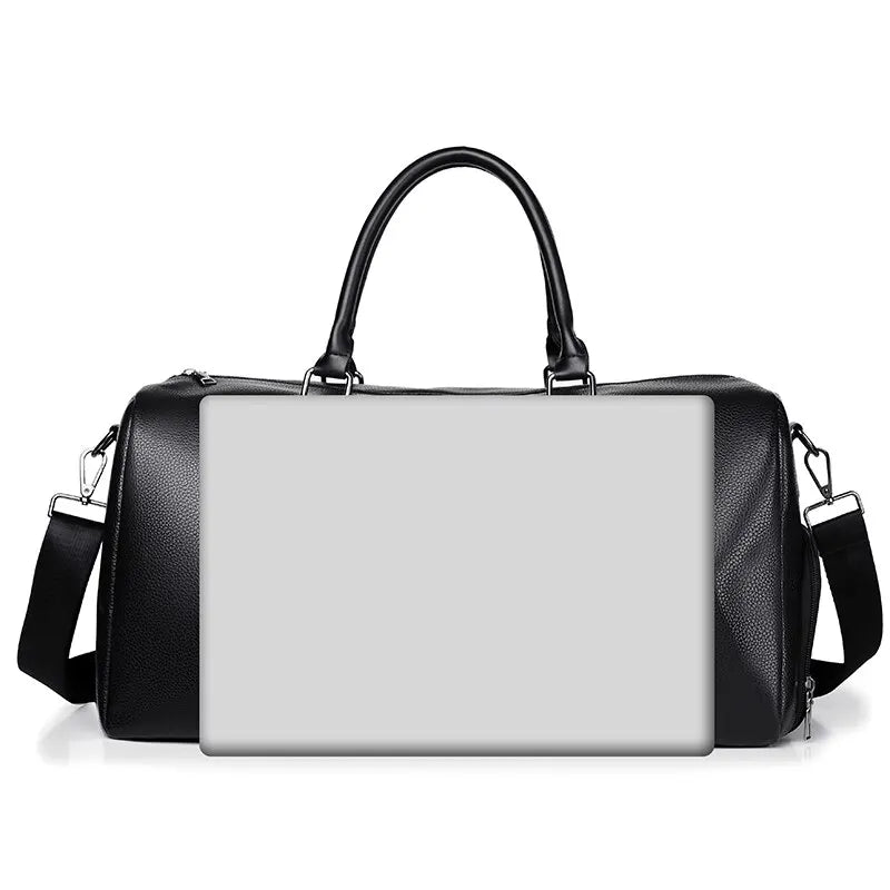 BowLift | Travel bag Ravemo Roadster | Retro sports bag made of waterproof PU | 44×33×21 cm | For short trips, training & motorcycling