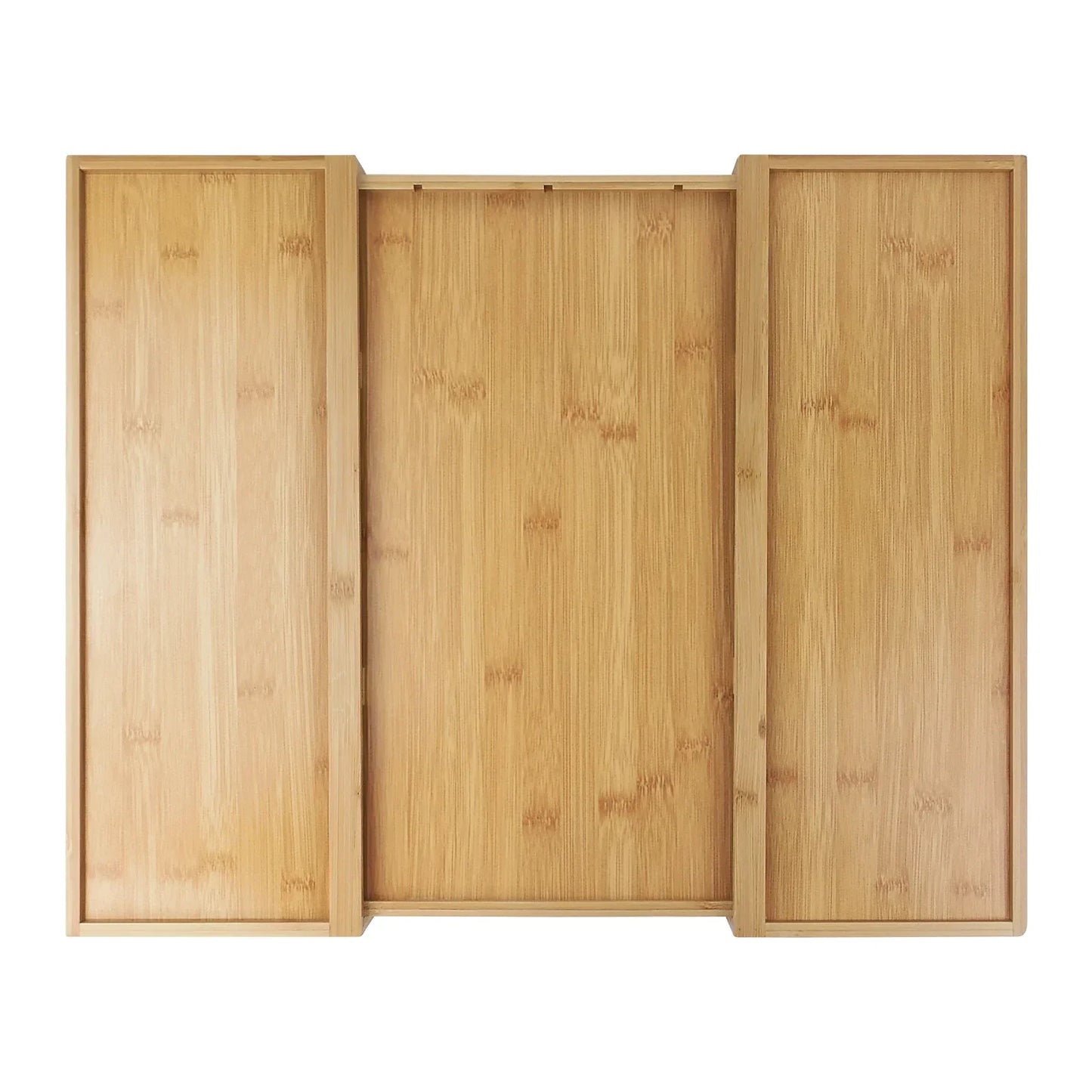 BowLift | Bambusio cutlery tray made of bamboo | Expandable 32–52 cm | 6–8 compartments | Sustainable drawer insert for kitchen, bathroom & office