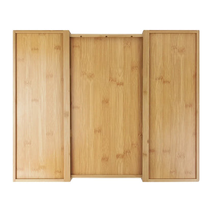 BowLift | Bambusio cutlery tray made of bamboo | Expandable 32–52 cm | 6–8 compartments | Sustainable drawer insert for kitchen, bathroom & office