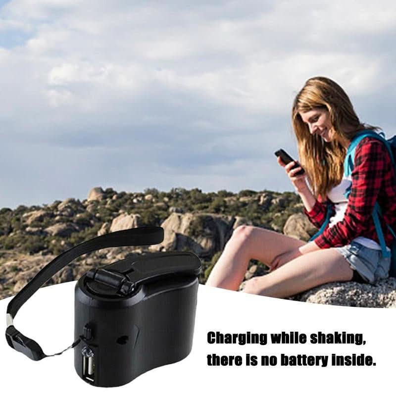 Skanto | Portable Hand-Crank Emergency Charger with USB & LED