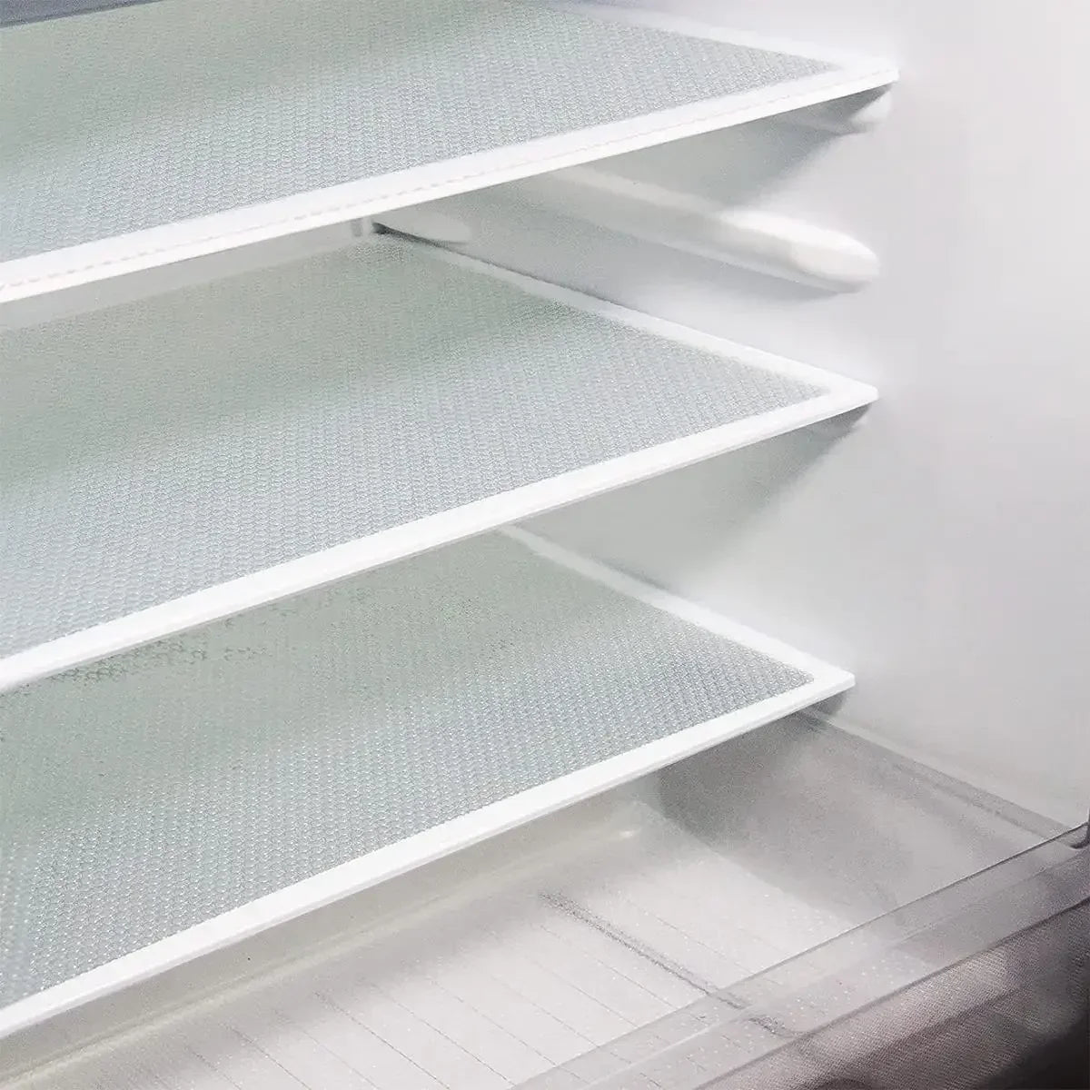 BowLift | FridgeGuard 4-piece set fridge mats | EVA material | Washable, mold resistant & anti-oil | For fridge, drawers & shelves