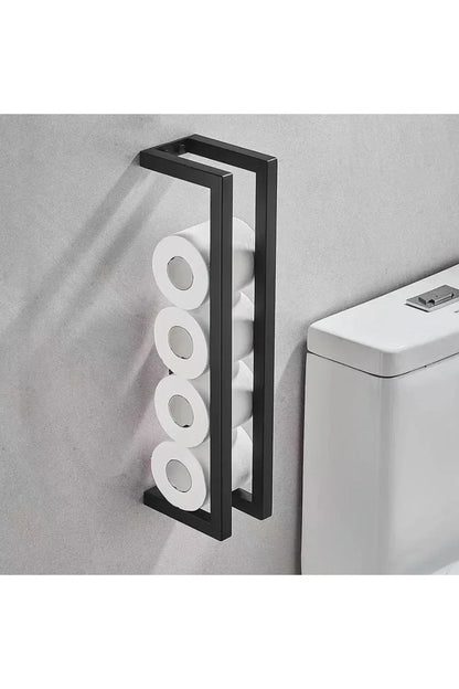 Skanto | Slim Black Bathroom Shelf