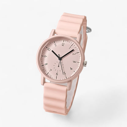 Skanto | Mina Jelly Watch – Colorful Quartz Watch with Elegant Silicone Wave Strap