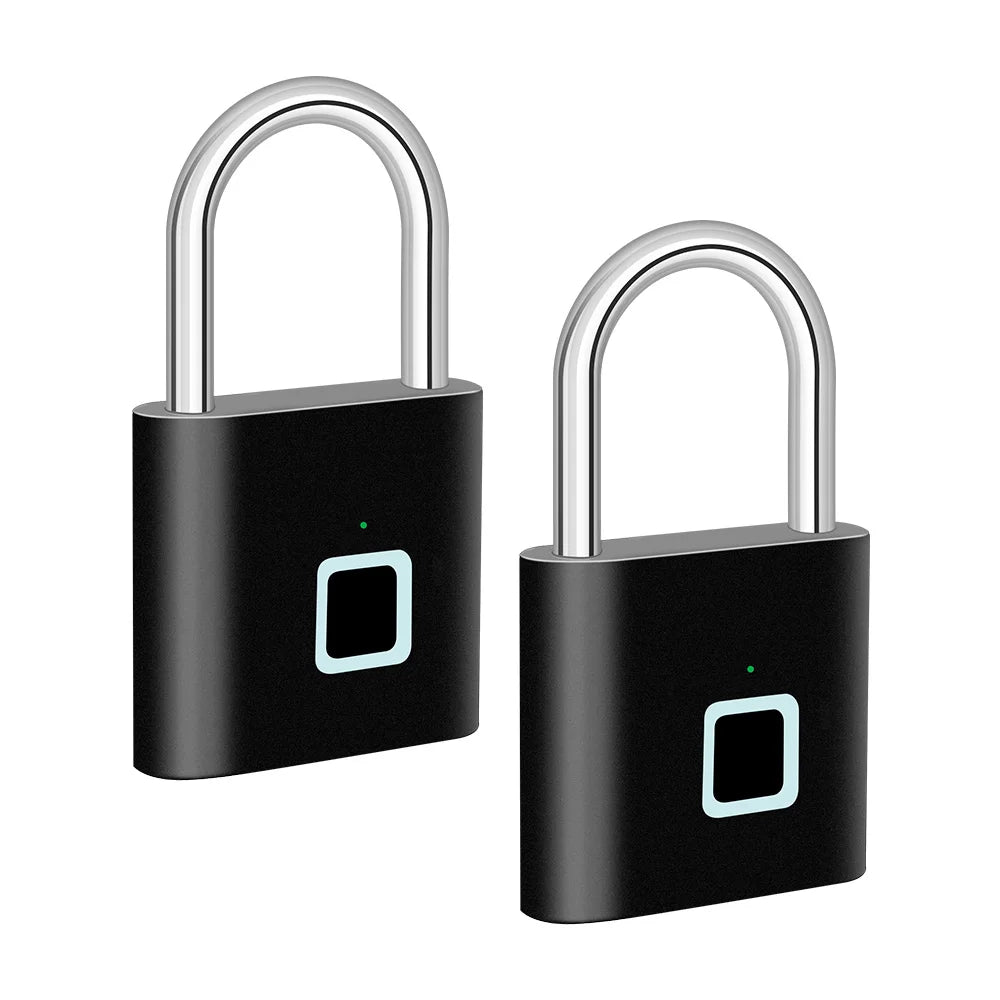 BowLift | Smart Fingerprint Padlock with USB Charging & Waterproof Design – Titan