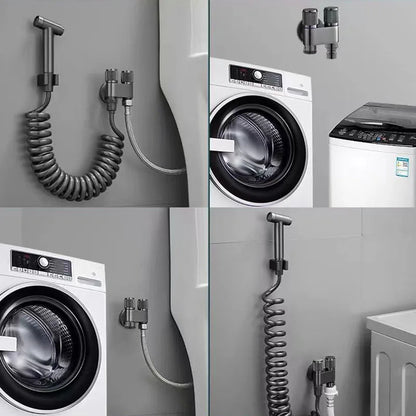 Dual Flow Pro – 2-in-1 Wall faucet for toilet and washing machine Bowlift