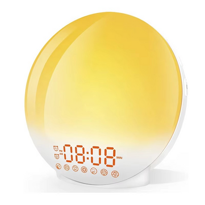 Skanto | Sunrise Simulation Alarm Clock with Night Light & FM Radio