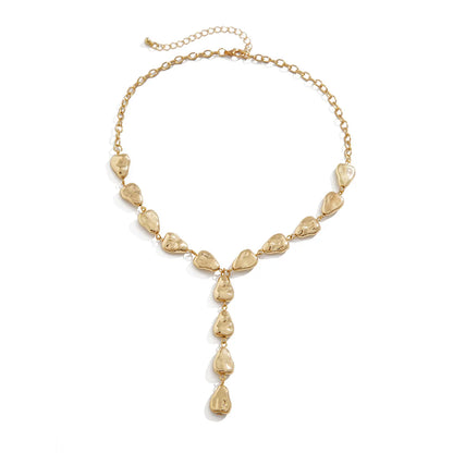 Karnz | Modern Stone Inspired Lariat Necklace