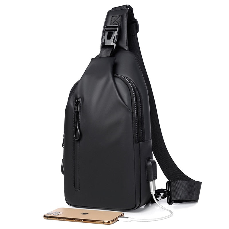 BowLift | Korean City Waterproof USB Charging Crossbody Bag