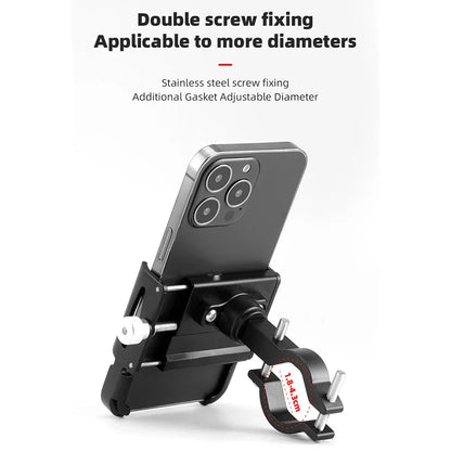 BowLift | Bicycle Phone Holder RideGrip 360 Pro | 360° Rotatable | Aluminum Alloy | Shockproof & Secure | For Bicycle, Motorcycle & E-Scooter