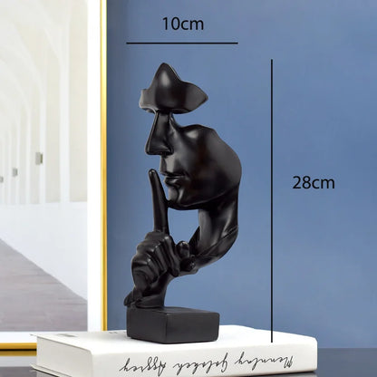 Silent Thinker Abstract Face Home Decor | Karnz