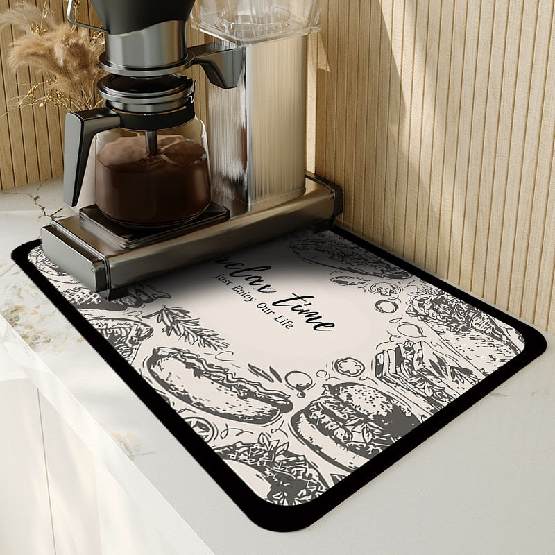 Absorbmat Premium - The Perfect Kitchen Mat for Dry and Safe Dishware
