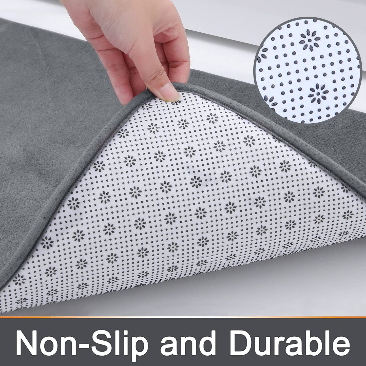Skanto | Quick-Absorbent Non-Slip Memory Foam Bath Mat