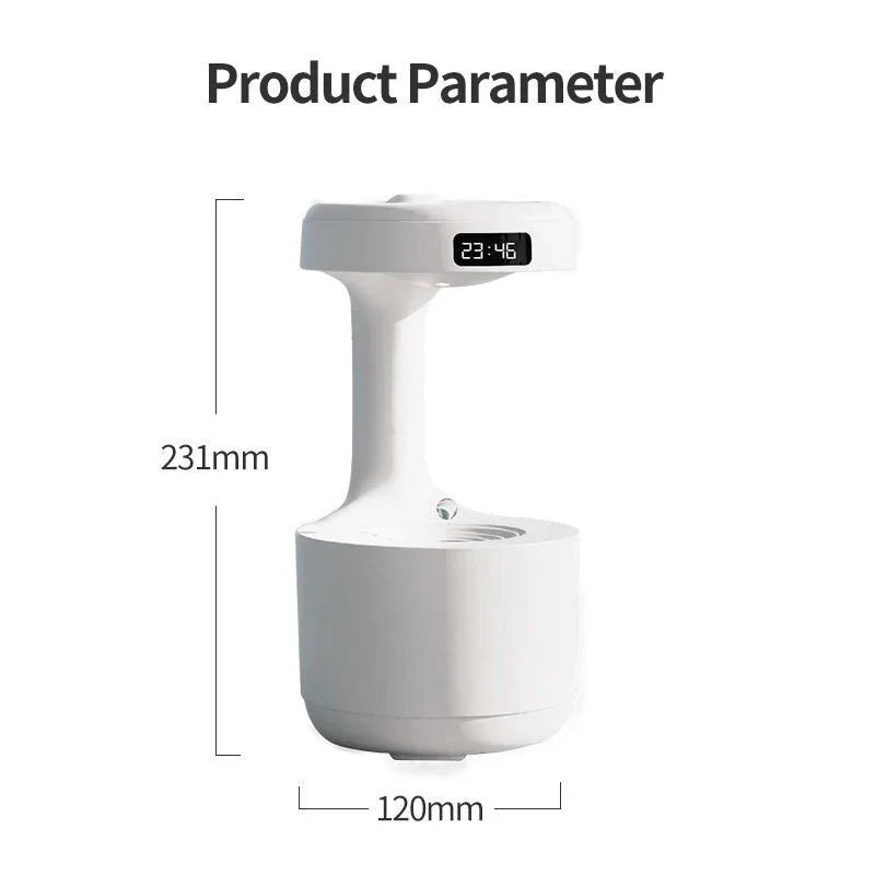 BowLift | Anti-Gravity Water Droplet Air Humidifier Night Lamp