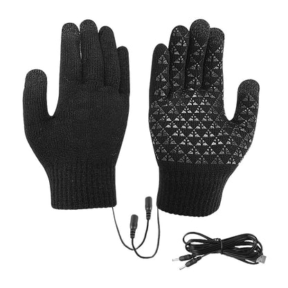 Skanto | FROSTIQ Heated Gloves | USB Charging | Touchscreen & Grip | Winter Thermal Gloves for Outdoors & Cycling