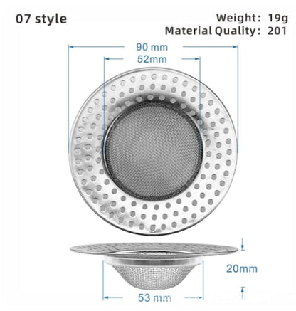 BowLift | Stainless Steel Sink Drain Catch All Strainer
