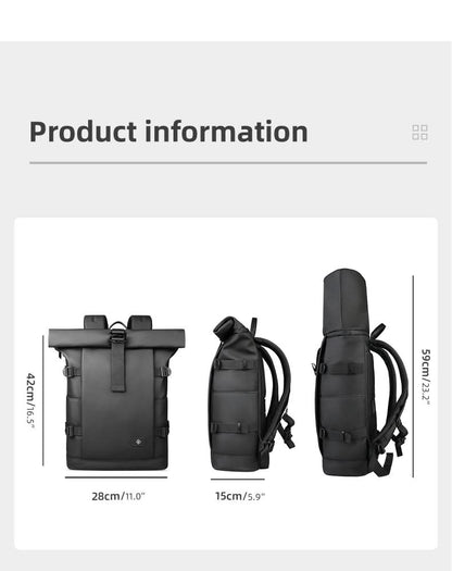 Skanto | Expandable Outdoor Backpack with Large Volume and Laptop Compartment