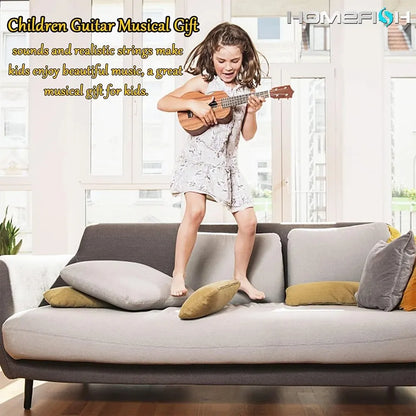 Educational Kids Ukulele Toy - Child-Friendly Guitar for Music Learning, Durable ABS Design, Unisex Gift for Ages 3+ 35 cm (13.7 inch)