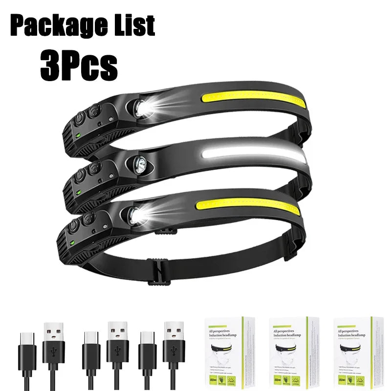 BowLift | Rechargeable LED Emergency Headlamp – Hands-Free Light During Power Outage
