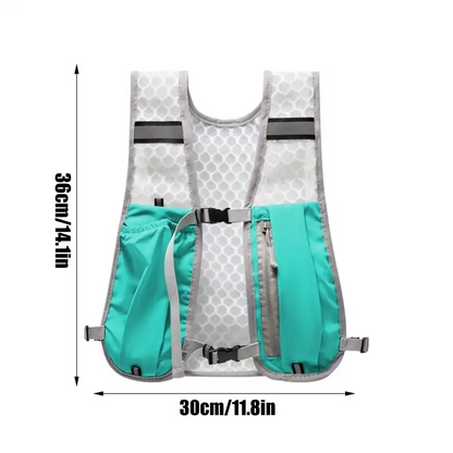 BowLift | Running Hydration Vest With Reflective Strips And Breathable Mesh Design