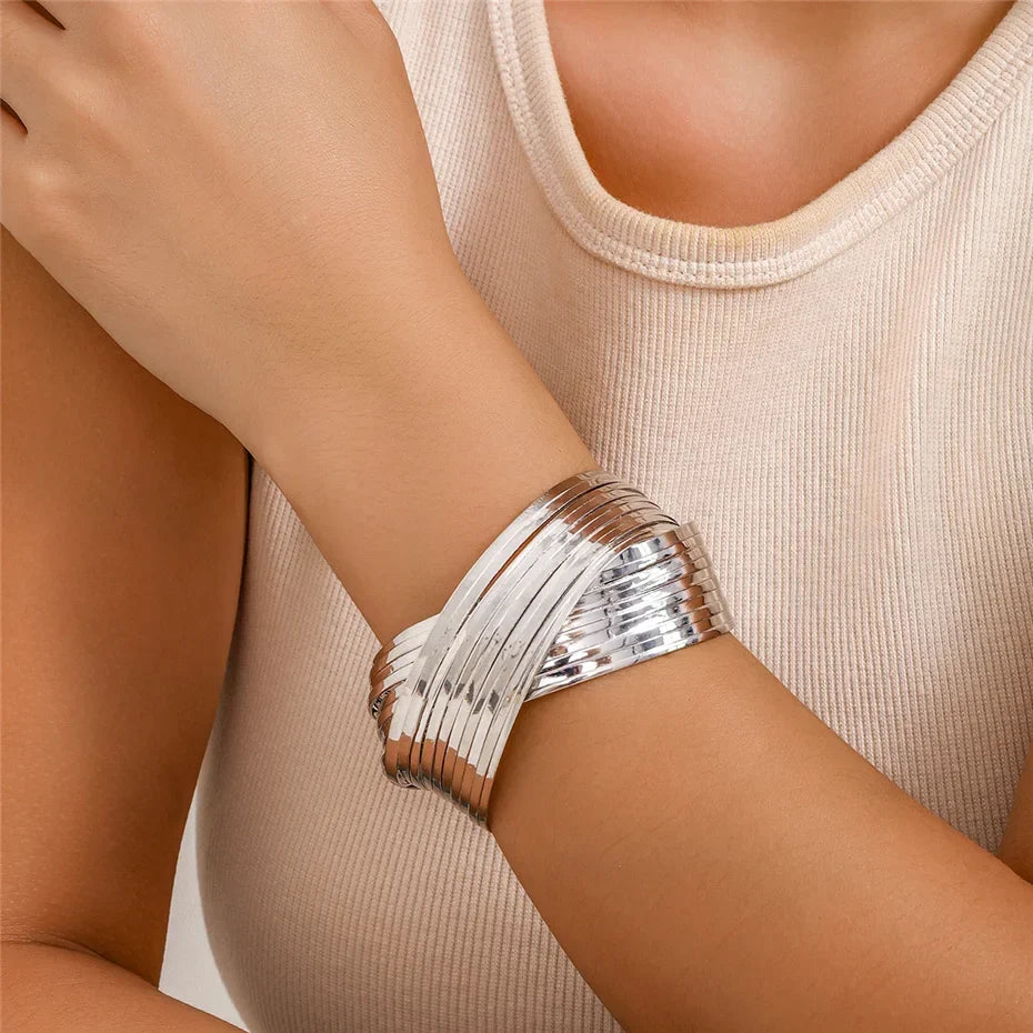BowLift | Spiral Cross Wrap Bangle Bracelet