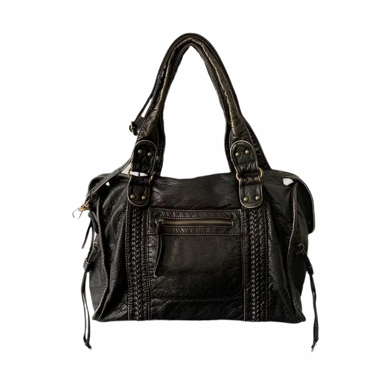 Skanto | Genuine Leather Shoulder Bag – Elegant and Durable Handbag for Work and Everyday