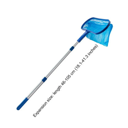 Skanto | AquaSift Pool Skimmer with Telescopic Handle | Pool and Pond Leaf Skimmer | Sturdy Net | Pool and Spa Cleaner