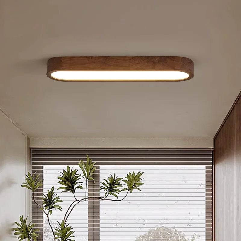 Skanto | Energy-Saving Wood LED Ceiling Lamp