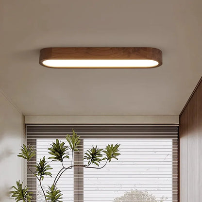 Skanto | Energy-Saving Wood LED Ceiling Lamp
