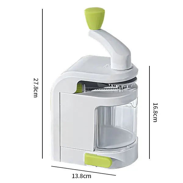Brehn | SpiraChef Vegetable Spiralizer | 5-in-1 Spiralizer & Slicer | With Suction Foot & Foldable Design | For Zoodles, Vegetables & Fruits