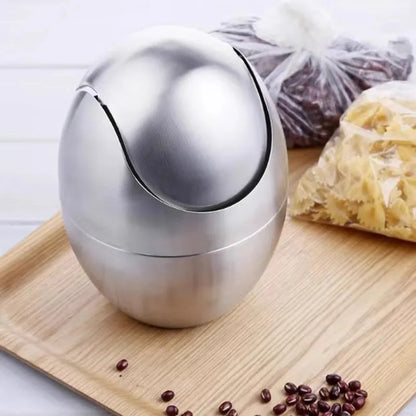 LuxBin Mini Stainless Steel Trash Can Karnz