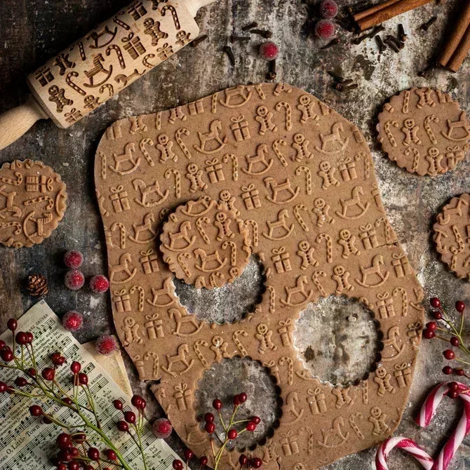 Skanto | Wooden Embossing Rolling Pins