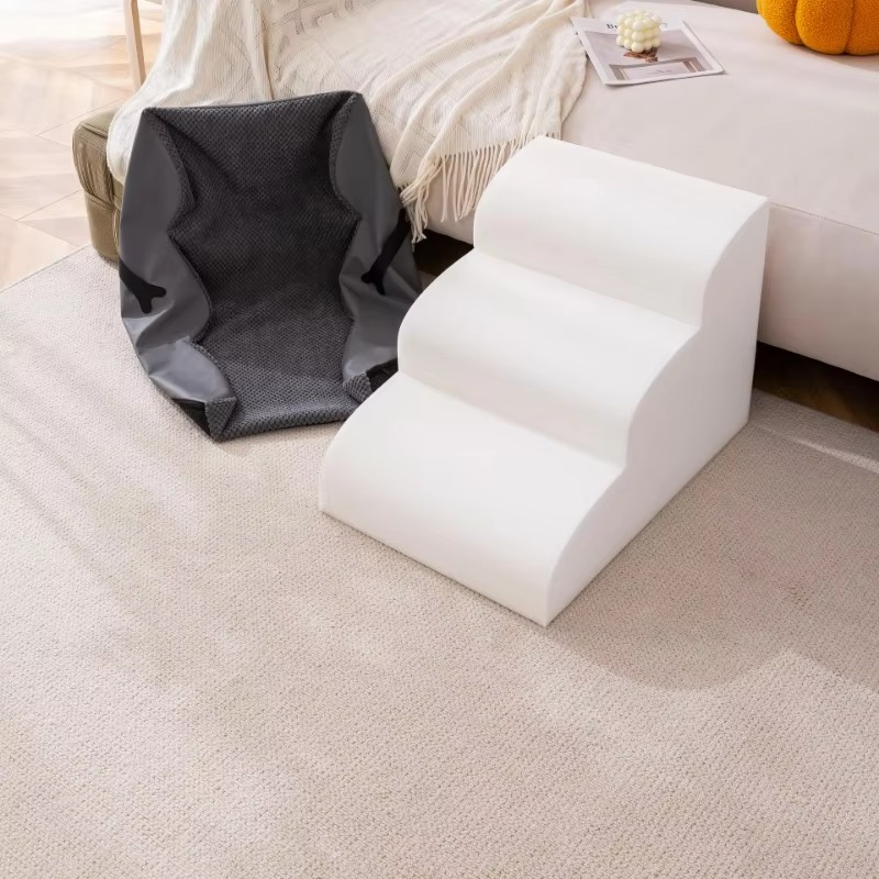 Skanto | Curved Pet Stairs for Small to Medium Pets – Sofa and Bed Access Steps