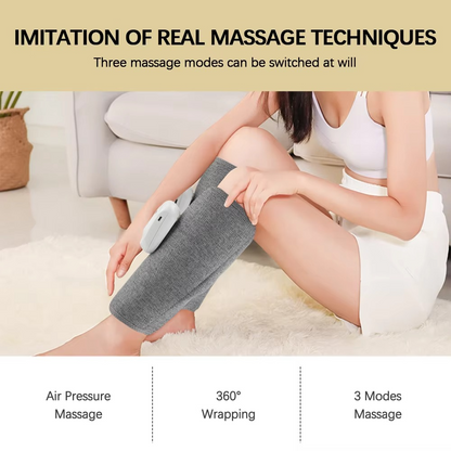 BowLift | Wireless Rechargeable Electric Leg Massager with Air Compression for Calf Relaxation and Muscle Recovery