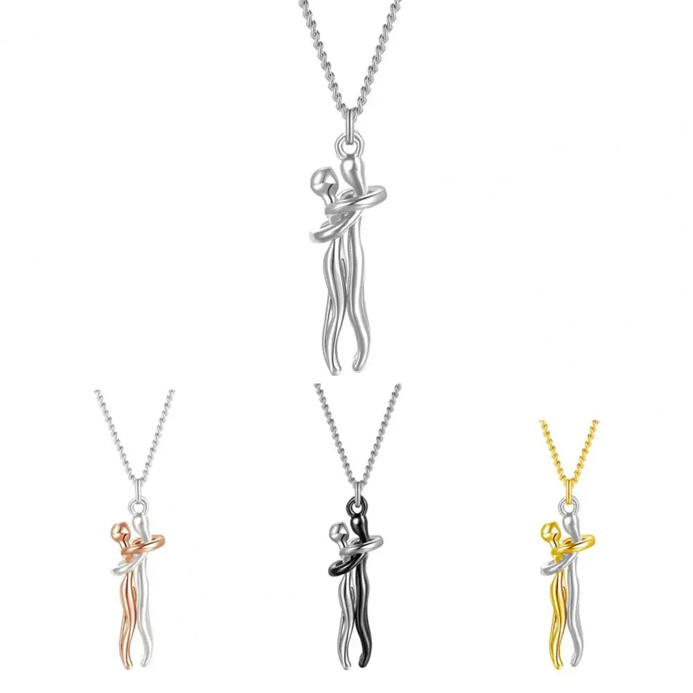 Skanto | Love Forever Hug Sweet Couple Necklace