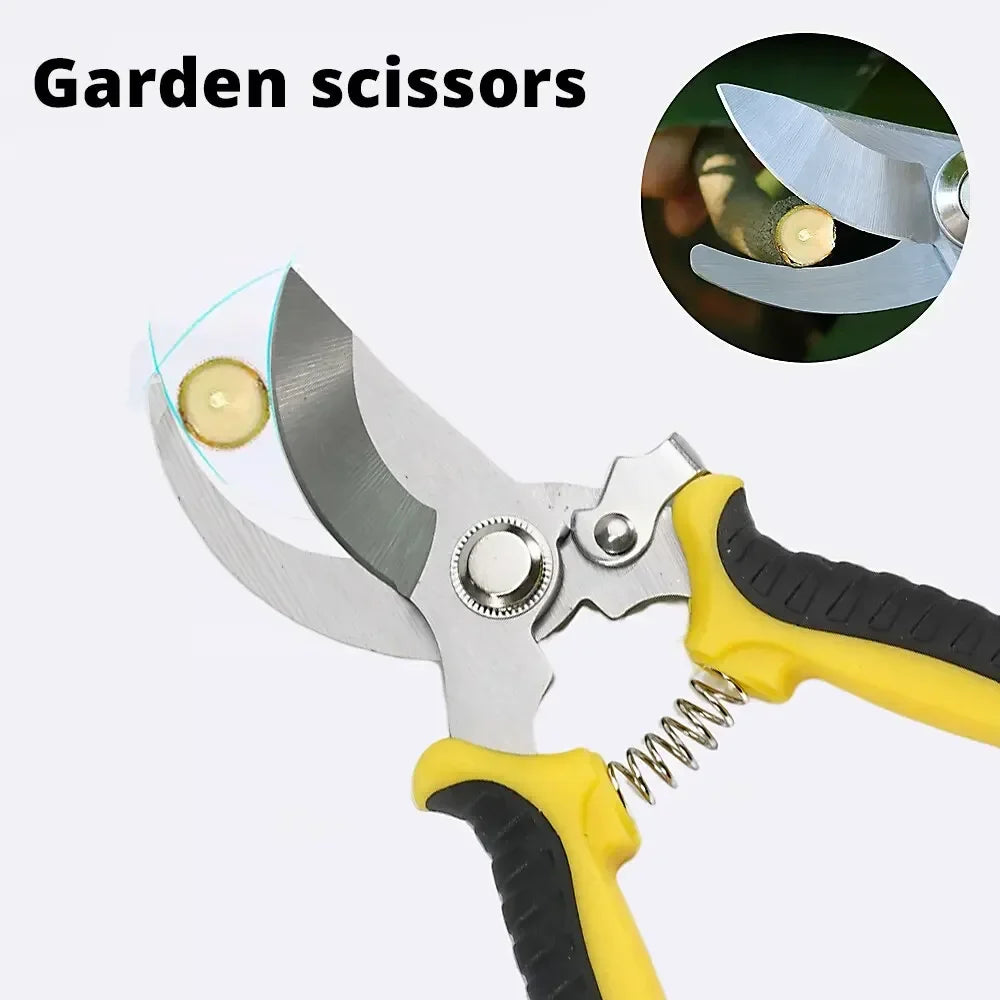 BowLift | PrecisionCut Pruning Shears | Stainless Steel Garden Scissors for Trimming