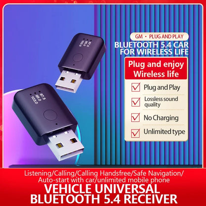 Skanto | Car USB Bluetooth 5.4 Transmitter Receiver