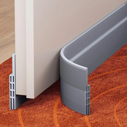 BowLift | SilentSeal door draft stopper under door seal | Cold, noise & draft protection | Self-adhesive door bottom seal interior & exterior
