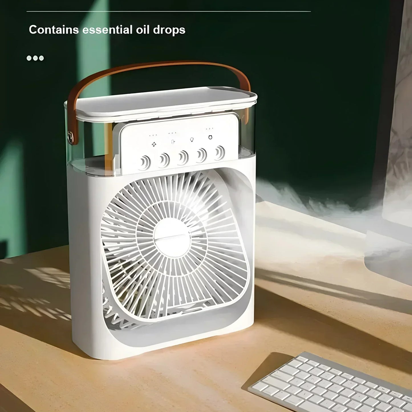 Portae 3-in-1 Air Cooler with Fan, Air Conditioner, and Humidifier – energy-efficient, 7-color LED lighting