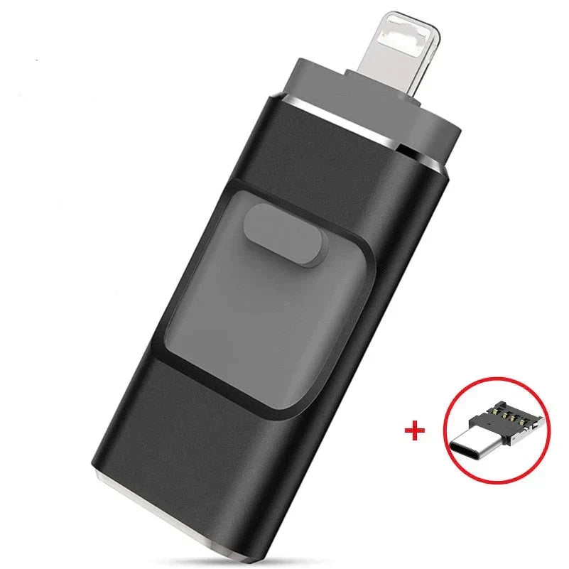 Skanto | DataFlex 4-in-1 Flash Drive – USB Storage for Phone, Tablet, and PC