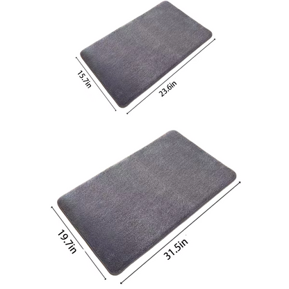 BowLift | Ultra-Absorbent, Anti-Slip Luxurious Coral Velvet Bath Mat