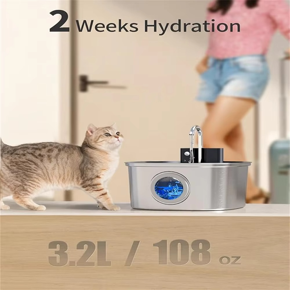 BowLift | Large Capacity Automatic Pet Hydration Station with USB Charging and Smart Sensor