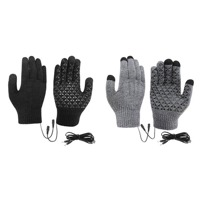 Skanto | FROSTIQ Heated Gloves | USB Charging | Touchscreen & Grip | Winter Thermal Gloves for Outdoors & Cycling
