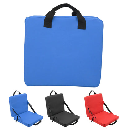 BowLift | SITPURE Folding chair with backrest | Padded seat cushion | Compact & Comfortable for stadium, beach & park