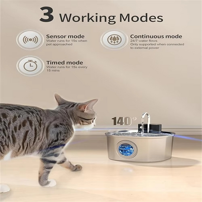 BowLift | Large Capacity Automatic Pet Hydration Station with USB Charging and Smart Sensor